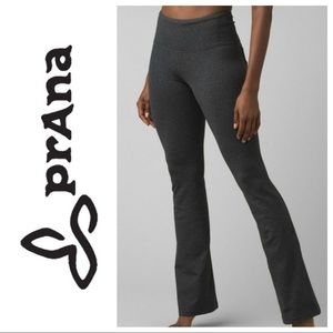 Prana Julia Straight Leg Yoga Pants Charcoal Grey